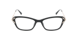 Lunettes de vue femme ELISE noir - Vue de face