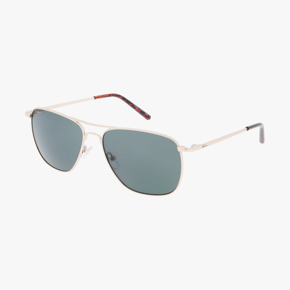 Lunettes de soleil IGNACIO dorée - Vue de face