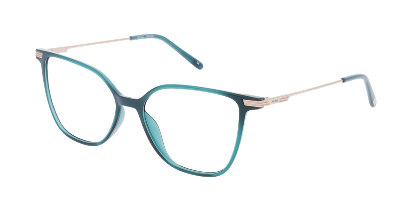 Lunettes de vue femme MAGIC250 vert - Vue de face