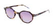 LUNETTES DE SOLEIL femme JUSSY écaille/violet - Vue de face