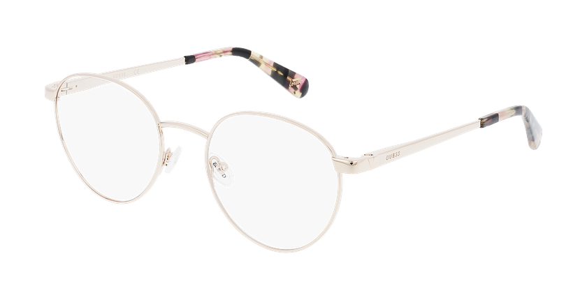 LUNETTES DE VUE GU5221 doré/rose - Vue de face
