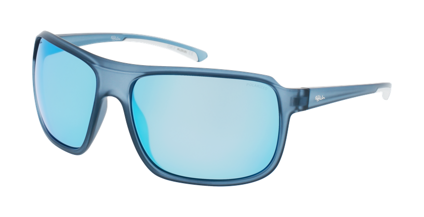 LUNETTES DE SOLEIL homme MASON bleu/blanc - Vue de face