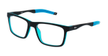 Lunettes de vue enfant MAGIC 190 noir/vert - Vue de face