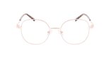 Lunettes de vue femme LOELIE rose - Vue de face