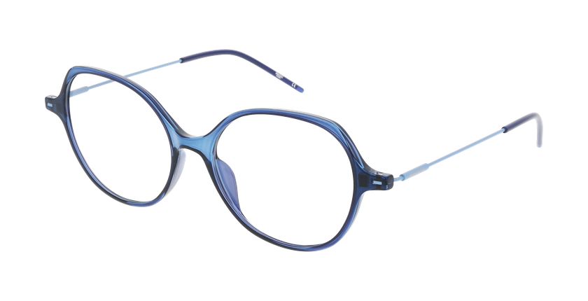 Lunettes de vue femme MAGIC 351 bleu - Vue de face