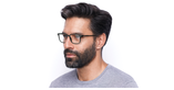 Lunettes de vue homme MAGIC243 gris - Vue de face