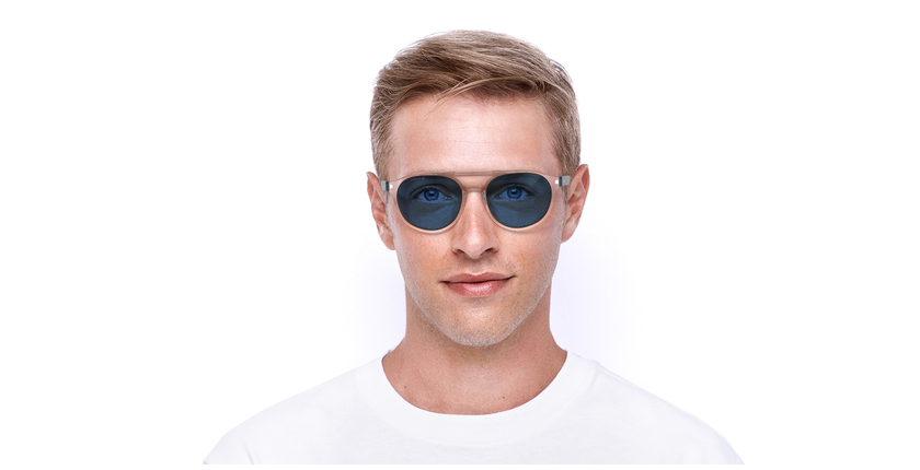 LUNETTES DE SOLEIL L881S bleu - Vue de face