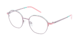 Lunettes de vue femme MAGIC 152 violet frozen/vert - Vue de face
