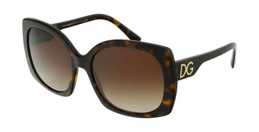 LUNETTES DE SOLEIL femme DG 4385 écaille - vue de 3/4