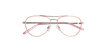 LUNETTES DE VUE femme MAHE rose - Vue de face
