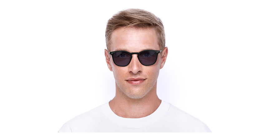 Lunettes de vue FORTY solaire Noire +2.00 noir - Vue de face