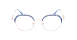 Lunettes de vue femme MAGIC292 bleu - Vue de face
