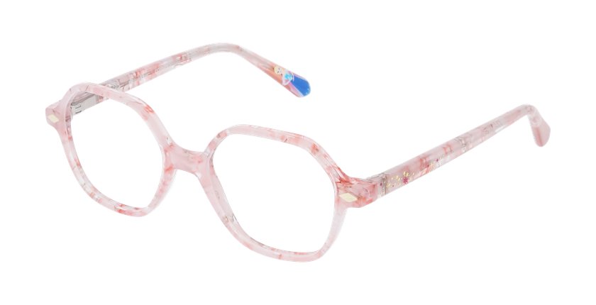 Lunettes de vue enfant FROZEN 2 rose - Vue de face
