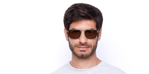 LUNETTES DE SOLEIL homme MARCELLO écaille/argenté