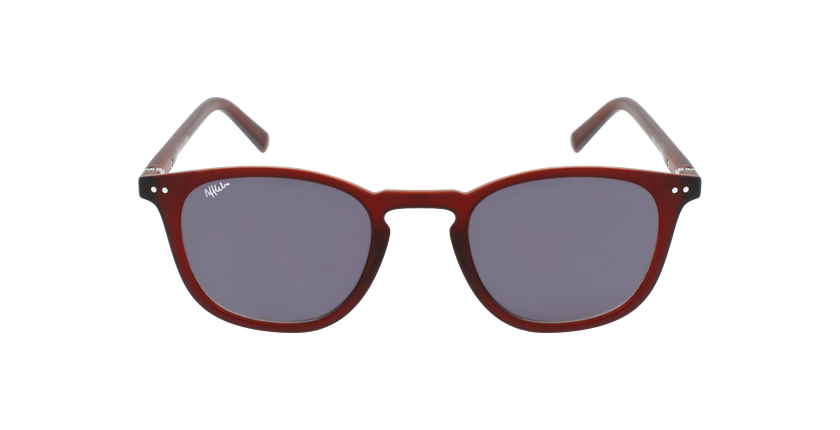 Lunettes de vue FORTY solaire Bordeaux +2.00 rouge - Vue de face