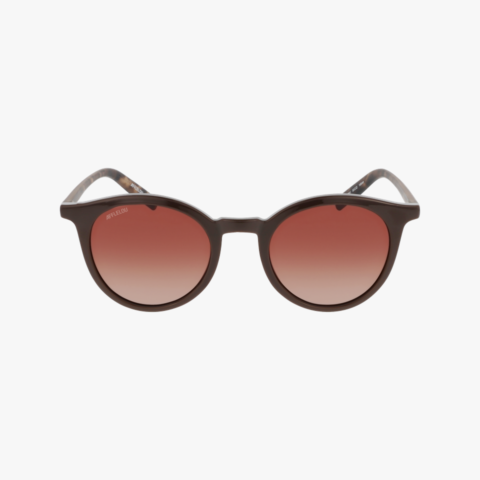 Lunettes de soleil GOYA marron - Vue de face