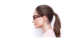 LUNETTES DE SOLEIL femme GU7624 rouge - Vue de côté
