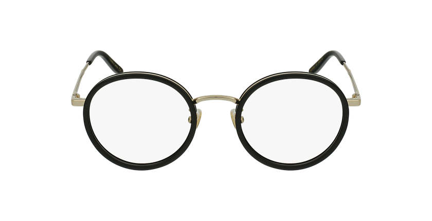 Lunettes de vue homme GG0679OA noir/dorée - Vue de face