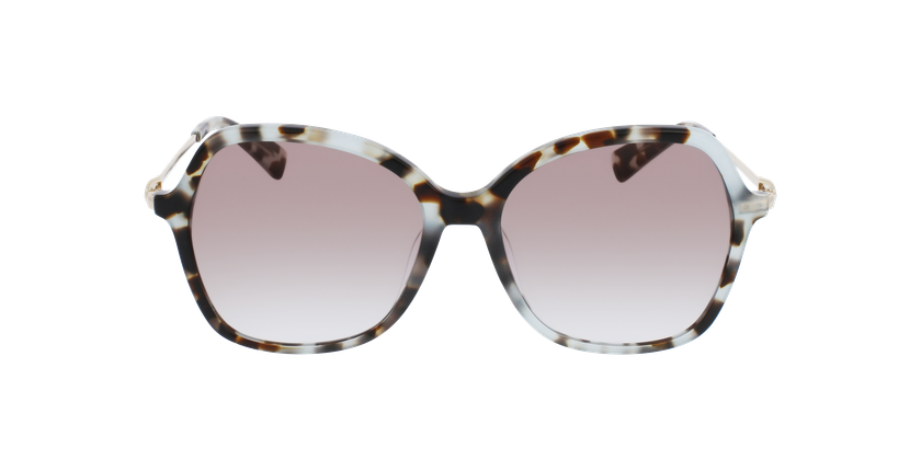 LUNETTES DE SOLEIL femme LO705S écaille/bleu - Vue de face