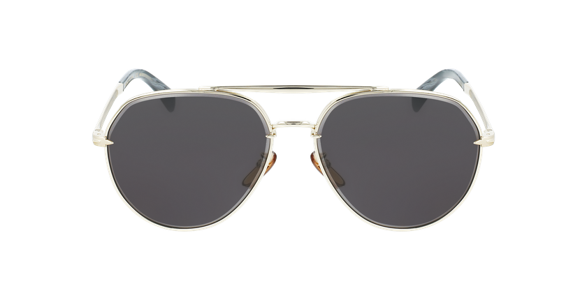 LUNETTES DE SOLEIL homme DB 7037/G/S doré - Vue de face