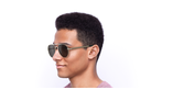 LUNETTES DE SOLEIL homme DB 7037/G/S doré - Vue de face