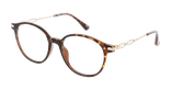 Lunettes de vue femme LAURE écaille - Vue de face