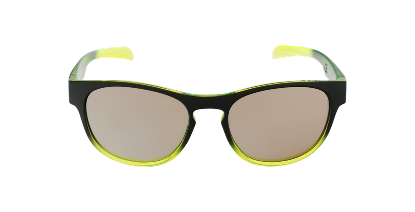 LUNETTES DE SOLEIL Pump noir/vert - Vue de face