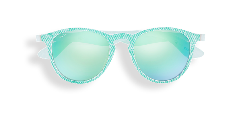 LUNETTES DE SOLEIL femme VARESE vert - Vue de face