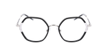 Lunettes de vue femme MAGIC218 noir/argenté - Vue de face