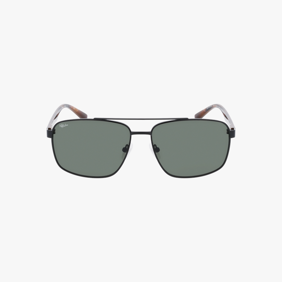 Lunettes de soleil homme BRONTE noir/écaille - Vue de face