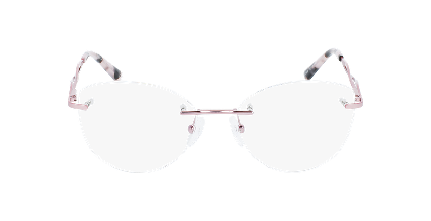 LUNETTES DE VUE femme IDEALE-32 rose - Vue de face