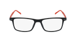 Lunettes de vue homme MAGIC DAMIEN noir/rouge - Vue de face