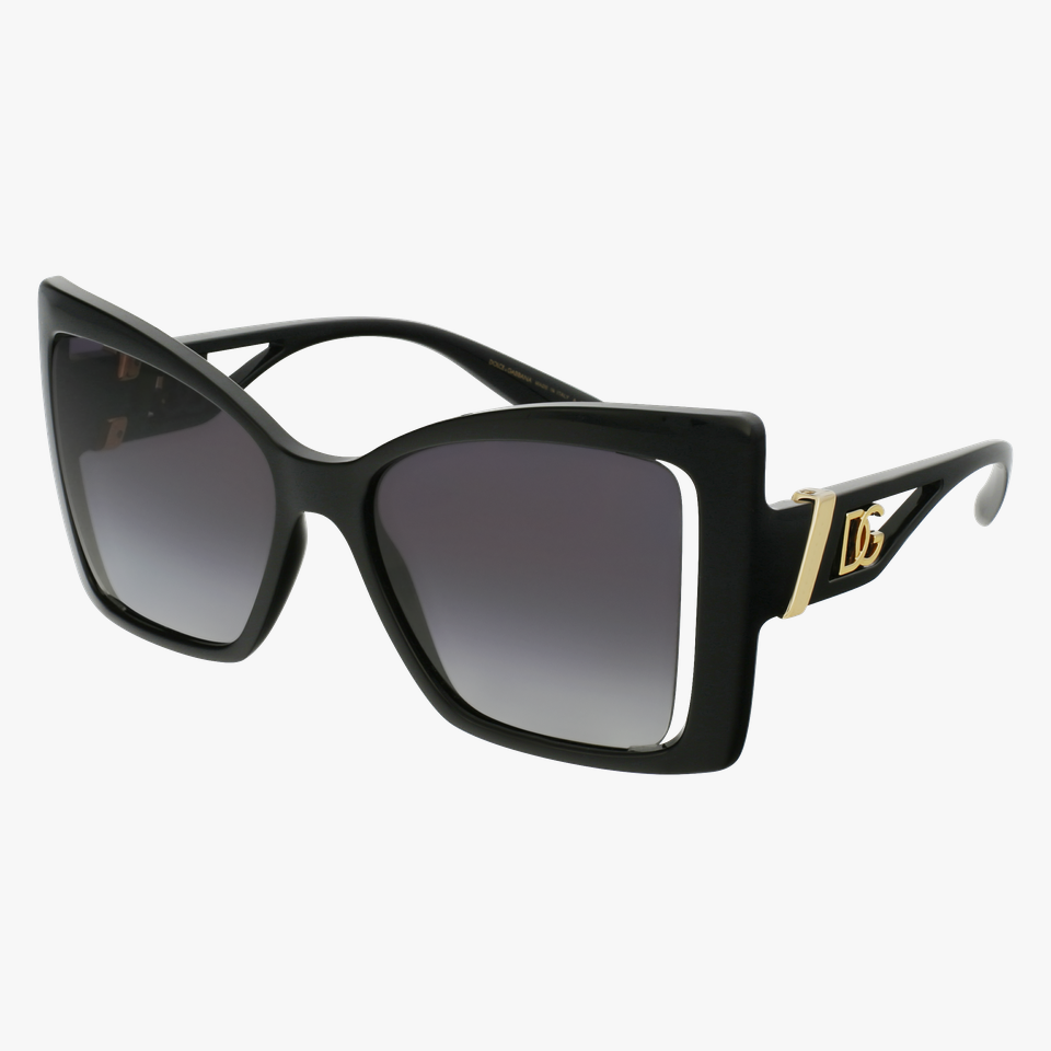 Lunettes de soleil femme DG6141 noir - Vue de face