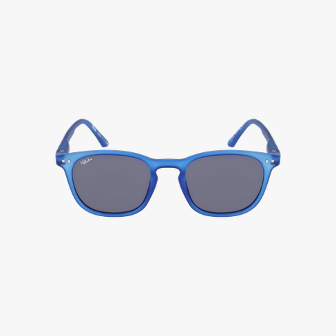 Lunettes de soleil enfant VALME bleu/bleu foncé mat Vue de face