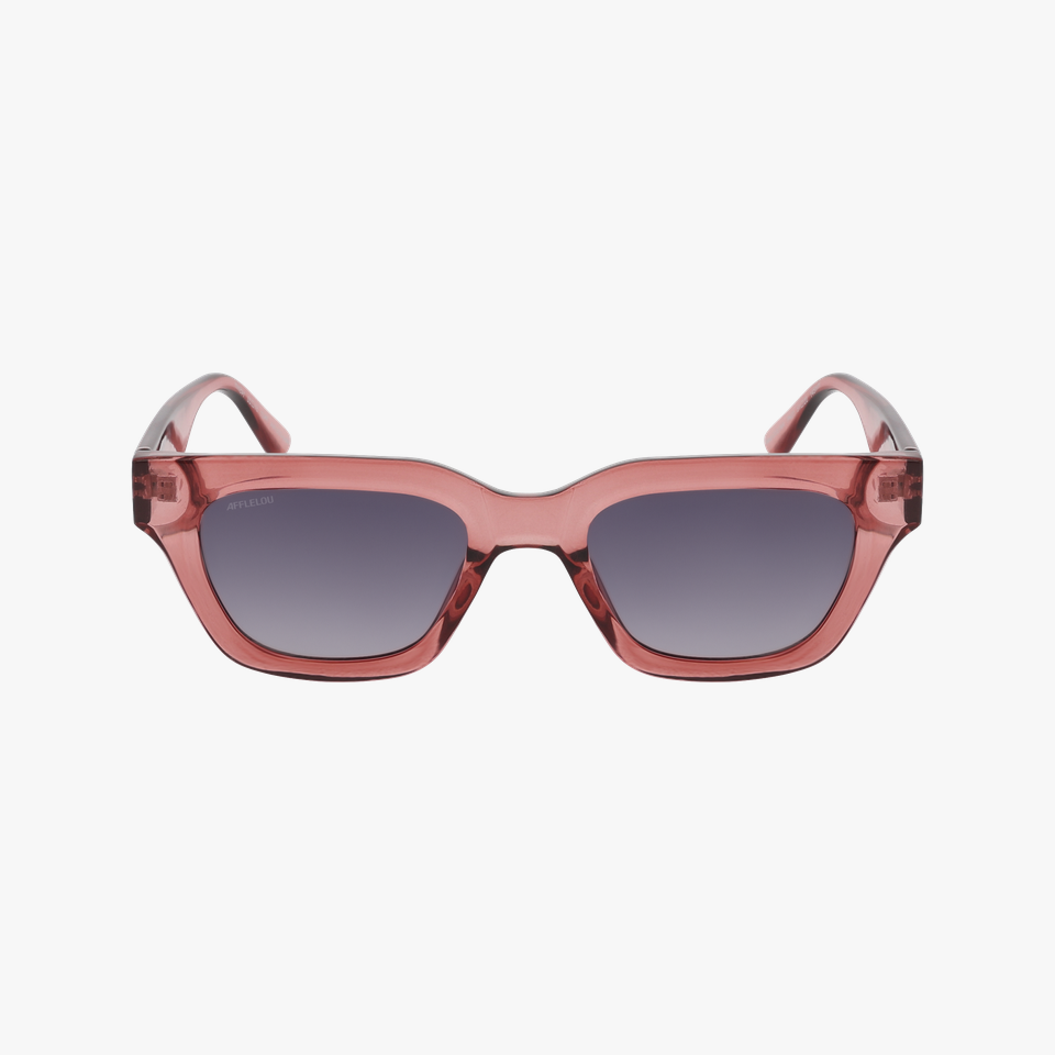 Lunettes de soleil femme COLINA rose - Vue de face