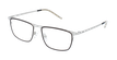 LUNETTES DE VUE homme MAGIC 157 gris/argenté - Vue de face
