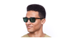 LUNETTES DE SOLEIL homme MIGUEL écaille - Vue de face