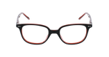 LUNETTES DE VUE enfant ANGELO noir/rouge - Vue de face