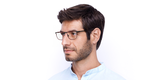 Lunettes de vue homme MAGIC 157 rouge/gris - Vue de face
