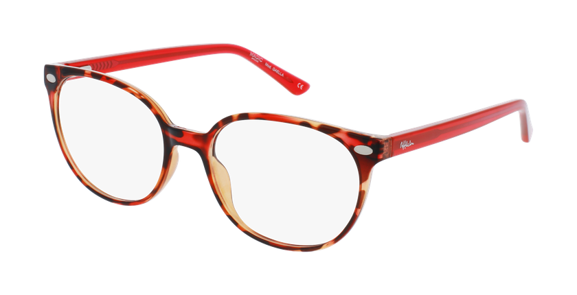 LUNETTES DE VUE femme MAGIC GAELLA écaille/rouge - Vue de face