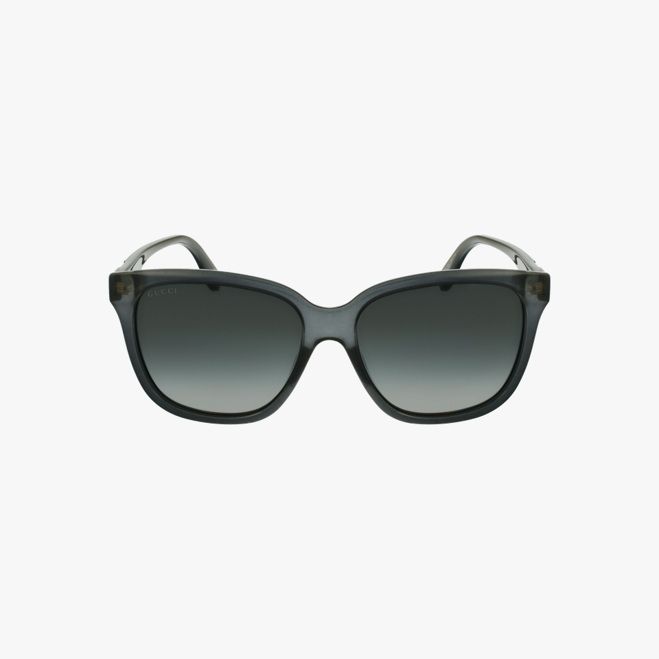 Lunettes de soleil femme GG0790S gris - Vue de face