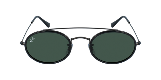 LUNETTES DE SOLEIL 0RB3847N noirVue de face