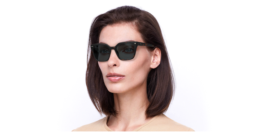LUNETTES DE SOLEIL femme ALEXANE écaille - Vue de face