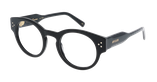 Lunettes de vue femme CARACTÈRES FIDÈLE noir - Vue de face