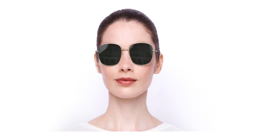 LUNETTES DE SOLEIL femme BA5010S doré - Vue de face
