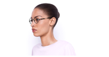 Lunettes de vue femme MAGIC 193 noir/argenté - Vue de face