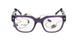 Lunettes de vue femme CARACTÈRES AUDACIEUSE violet - Vue de face