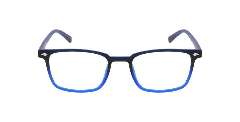 Lunettes de vue homme HARRIS bleu - Vue de face