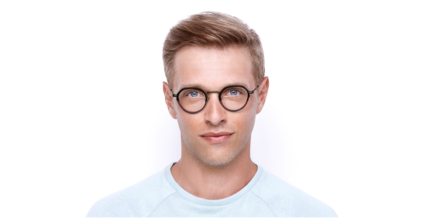 Lunettes de vue homme MAGIC226 écaille/rouge - Vue de face