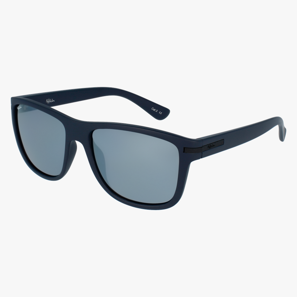 Lunettes de soleil homme DIEGO bleu - Vue de face